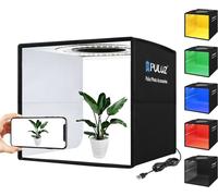 Softbox Set - Boîte de tente modificatrice de lumière photo portable et pliable avec 12 couleurs de fond, idéale pour la photographie de produits