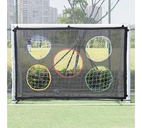 Softclub Cible de but de football 1,8 m x 1,2 m, cible de football avec 5 zones de score pour la pratique du tir, but non inclus