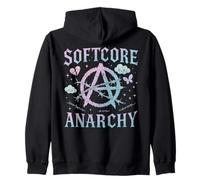 Softcore Anarchy Pastel Goth Kawaii Punk Egirl Emo Fashion Sweat à Capuche