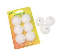 Lot de 6 balles de tennis de table Softee Essential Blanc TU
