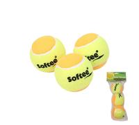 Lot de 3 balles de tennis enfant Softee Minitenis Jaune TU