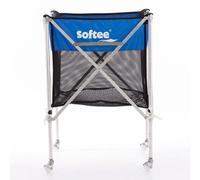 Softee Chariot à Balles Pliable Avec Filet Aluminium