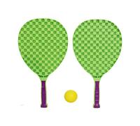 Ensemble de raquette shuttleball avec balle Softee Advanced Vert TU