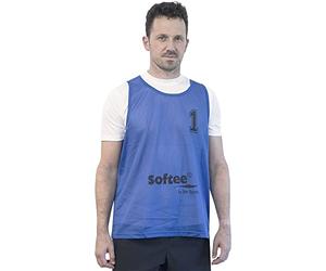 Softee Equipment Set de 5 Salopettes Softee numérotées de 11 à 15 Gilet, Bleu, Taille Unique Mixte