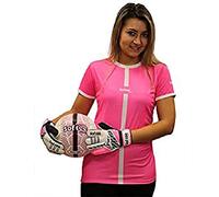 Softee T-Shirt de Sport pour Fille L Black/Coral