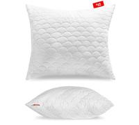Softimi Oreiller Premium Piqué 60x80 cm - Antiallergique - Anti-Acariens - Inodore Utilisable immédiatement - avec réglage de la dureté (60x80 cm)