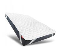 SOFTIMI Protège-Matelas matelassé 220x200x3 cm - Hygiénique, hypoallergénique - Lavable à 60 °C - avec Certificat Öko-Tex - avec élastique (220 x 200 cm)