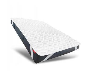 SOFTIMI Protège-Matelas matelassé 220x200x3 cm - Hygiénique, hypoallergénique - Lavable à 60 °C - avec Certificat Öko-Tex - avec élastique (220 x 200 cm)