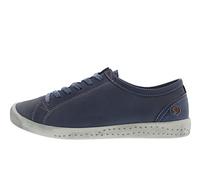Softinos Femme Sneakers ISLA, Dame,Chaussures de Skateboard,Semelle intérieure Amovible,Chaussure de Sport,Low-Top,Bleu (Navy / 552),39 EU / 6 UK
