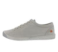 Softinos Femme Sneakers ISLA, Dame,Chaussures de Skateboard,Semelle intérieure Amovible,Chaussure de Sport,Low-Top,Gris (Light Grey / 604),40 EU / 6.5 UK