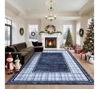 Softlyle Tapis Extra Salon 200 x 300 cm Tapis Lavable Poil Ras Moelleux Décoration Interieur pour Chambre Salle à Manger Modern Traditional Blue White Beige Red Green Gold