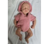 SOFTMARY Poupée bébé en silicone de 43,2 cm lestée de 2,6 kg | Poupée bébé en silicone