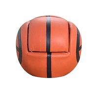 Softneco Basket-Ball en Forme Enfants Sofa avec Pouf, Faux Cuir Canapé Chaise Loisirs Fauteuil mobilier Divan-lit couchette Molle-Basketball 52 x 48 x 43cm