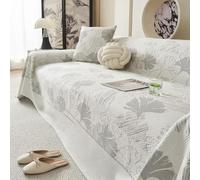 SOFTNEST Housses de canapé, jeté de canapé, Housse de Protection pour Meubles de Salon(Light Gray 2,I)