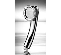 SOFTRONG Pommeau de Douche Rond Éco Spray 1 Jet en Plastique ou Silicone, Montage Mural