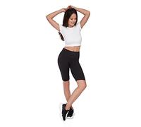 SOFTSAIL Cuissard Taille Haute Femme I Mesdames Short Leggings Sport Gym Yoga Bike Shorts I Legging Court avec Ceinture de contrôle du Ventre I Legging 1/2 Extensible et Respirant I Tailles M-6XL