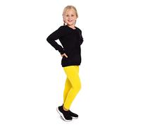 SOFTSAIL Filles Leggings Pleine Longueur Plaine Pantalon Coloré pour Enfants Collants Extensibles Jambes Minces Coton Bébé Ultra Doux Jeu Scolaire 1 an - 13 Ans Enfant