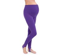 SOFTSAIL Legging de Grossesse Femme avec étriers, Maintien du Ventre, Indispensables pour Les Mamans, Pantalon de Grossesse Chaud en Coton, Pantalon pour Femme Enceinte PREGLS