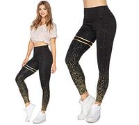 SOFTSAIL Legging de yoga taille haute avec poche médias contrôle du ventre solide pour la course à pied, le sport, le fitness - Noir - X-Large