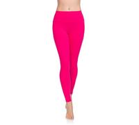 SOFTSAIL Leggings 95% Coton Leggings pour Femmes Taille Haute Longueur Totale Contrôle du Ventre Legging Pantalons Extensibles Temps Libre Relaxation Marche Rose 50