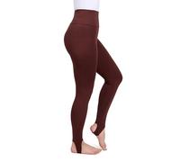 SOFTSAIL Leggings Femme Taille Haute Coton avec sous-Pied - Ultra Doux, Opaque & Extensible - Pantalon Quotidien - Tailles S à 3XL
