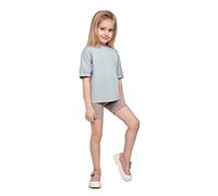 SOFTSAIL Leggings Filles Collants De Cyclisme Courte Danse Sportive en Coton Respirant Confortable Extensible Beige 11-12 Ans