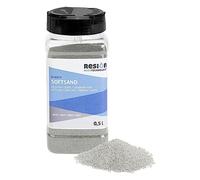 SoftSand Revêtement antidérapant Particules de caoutchouc - Gris - 0,5 l - Sable en caoutchouc idéal comme revêtement antidérapant bateaux & piscines - Grain moyen - À mélanger avec de la peinture