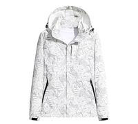 Softshell Femme - Veste à Capuche Tendance - Coupe-Vent et Imperméable - Sport d'Extérieur - Fonctionnelle - Demi-Saison Printemps et Automne