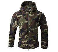 Softshell Homme Blouson Ski de Travail Manteau Grande Taille Vêtements de Softshell Veste Chasse Veste Homme Travail Vert XL