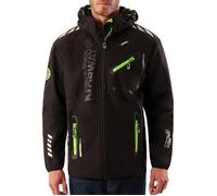 Softshell Homme - Geographical Norway - Royaute A Noir - Imperméable - Respirant - Sports d'hiver S