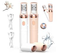 Softskin Pro, 2025 New Skin Pro Facial Hair Remover for Women, Cordless Facial Epilator Crafted for Soft Fine Hair, Rechargeable Portable Epilator for Face, Hand, Legs (3PCS)