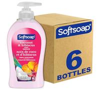 Softsoap Coconut & Hibiscus Scent Hydrating Liquid Hand Soap, Liquid Hand Soap, 11.25 Ounce, 6 Pack