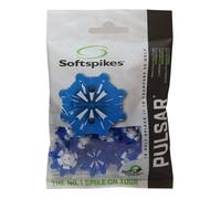 Softspikes Pulsar Fast Twist 3.0 Blue Pointes de Golf Mixte, Bleu Azur/Blanc, Bag of 1 Set