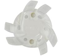 SOFTSPIKES Silver Tornado Fast Twist 3.0 Golf Spikes, 18 Count Pics Unisexe, Transparent/Blanc