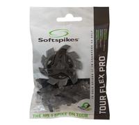 SOFTSPIKES Tour Flex Pro Black/Charcoal Crampons de Golf Unisexe, Noir, Taille Unique