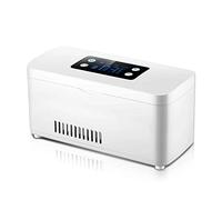 SOFTTO Mini-réfrigérateurs Médicaments rechargeables réfrigérateurs Mini voyage insuline glacière Portable réfrigérateur étui for médecine insuline avec sac Pour voiture, voyage(blanc,1 UK)