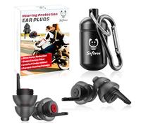 Softvox Bouchons d'oreille pour moto, réduction du bruit du vent, 2 options