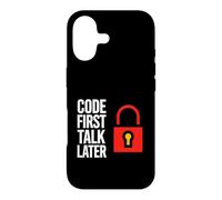 Software Developer Code First Talk Later Coque pour iPhone 17