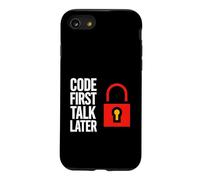 Software Developer Code First Talk Later Coque pour iPhone SE (2020) / 7/8