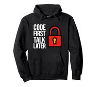 Software Developer Code First Talk Later Sweat à Capuche