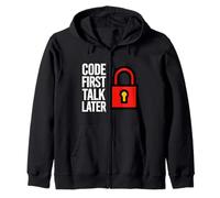 Software Developer Code First Talk Later Sweat à Capuche