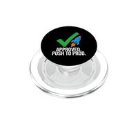 Software Developer Coding Approved Push to Prod PopSockets PopGrip pour MagSafe