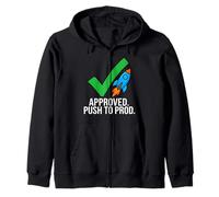 Software Developer Coding Approved Push to Prod Sweat à Capuche