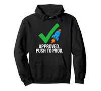 Software Developer Coding Approved Push to Prod Sweat à Capuche