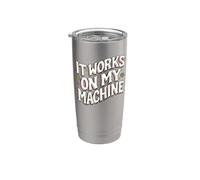 Software Developer It Works On My Machines Gobelet isotherme en acier inoxydable double paroi