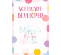 Software Developer Lined Notebook for Women in Tech: 110 Page A5 Journal for Coding Notes Project Ideas Goals and Daily Planning