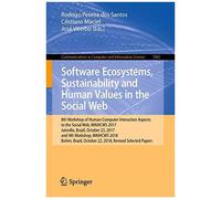 Software Ecosystems, Sustainability And Human Values In The Social Web