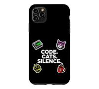 Software Engineer Introvert Code Cats Silence Coque pour iPhone 11 Pro Max