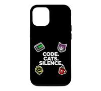 Software Engineer Introvert Code Cats Silence Coque pour iPhone 12/12 Pro