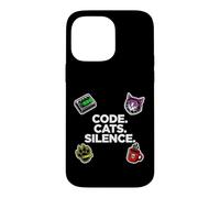 Software Engineer Introvert Code Cats Silence Coque pour iPhone 14 Pro Max